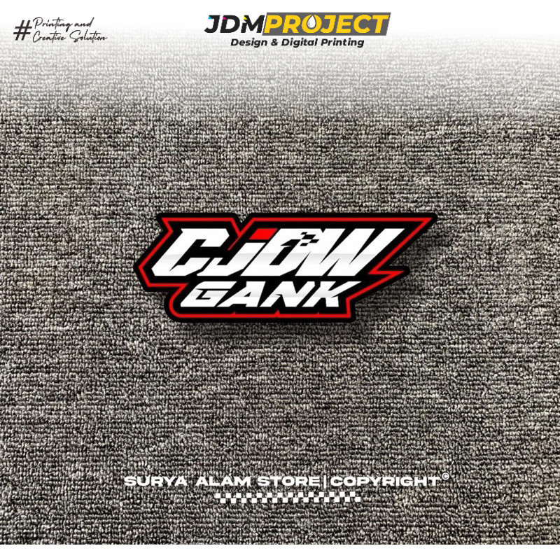 Sticker Pack Premium - Stiker Cutting CJDW Gank