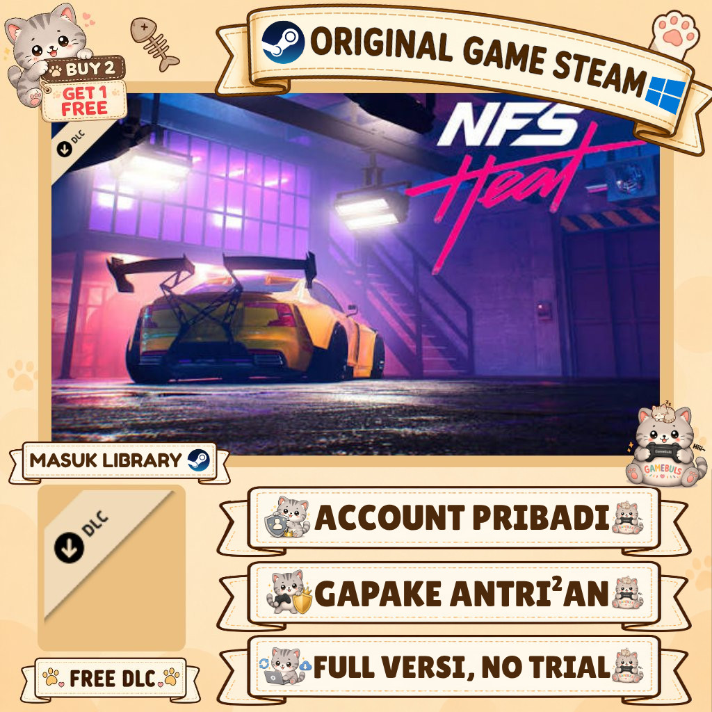 Need for Speed Heat Game Steam - Games PC Laptop Windows