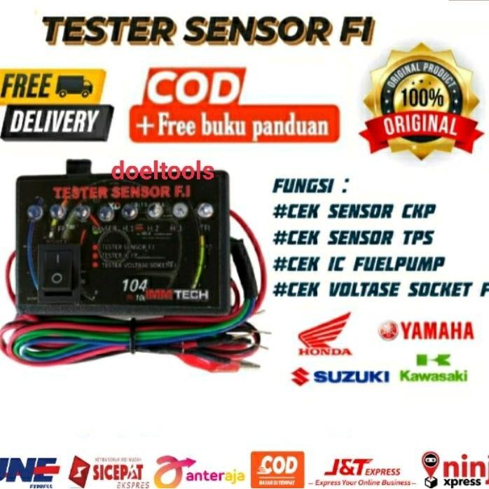 Multitester Tester Sensor fi Alat Cek Sensor CKP IC fuelpum TPS injektor isc - TS.FI