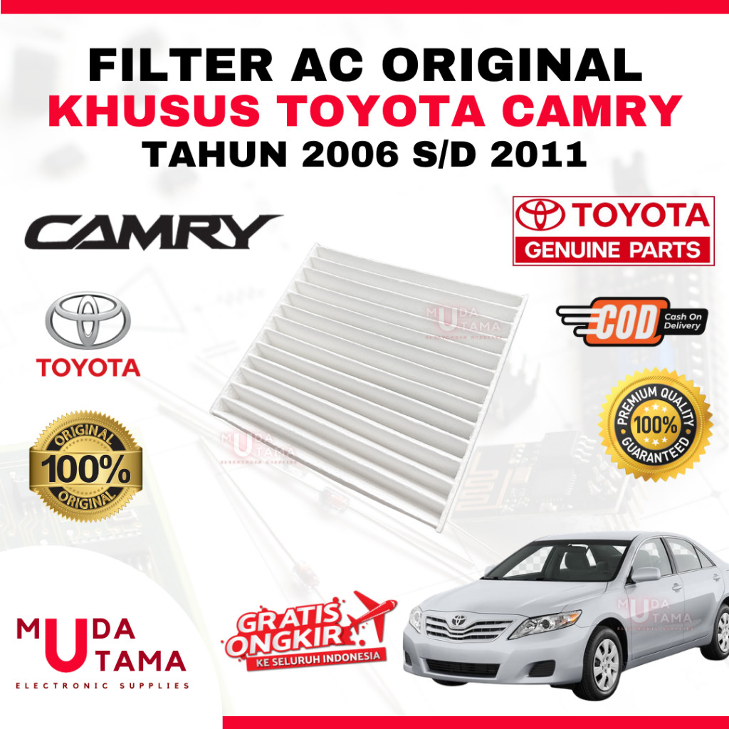 Filter AC Camry 2006 s/d 2011 ORIGINAL Toyota - Filter AC Kabin Camry - Filter AC Cabin Camry - Filt