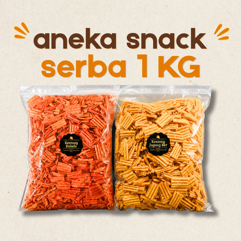 [DELISH SNACKS] Aneka Snack Grosir Serba 1 KG / Grosir Kilo Kiloan / Cemilan Camilan Bal Grosiran