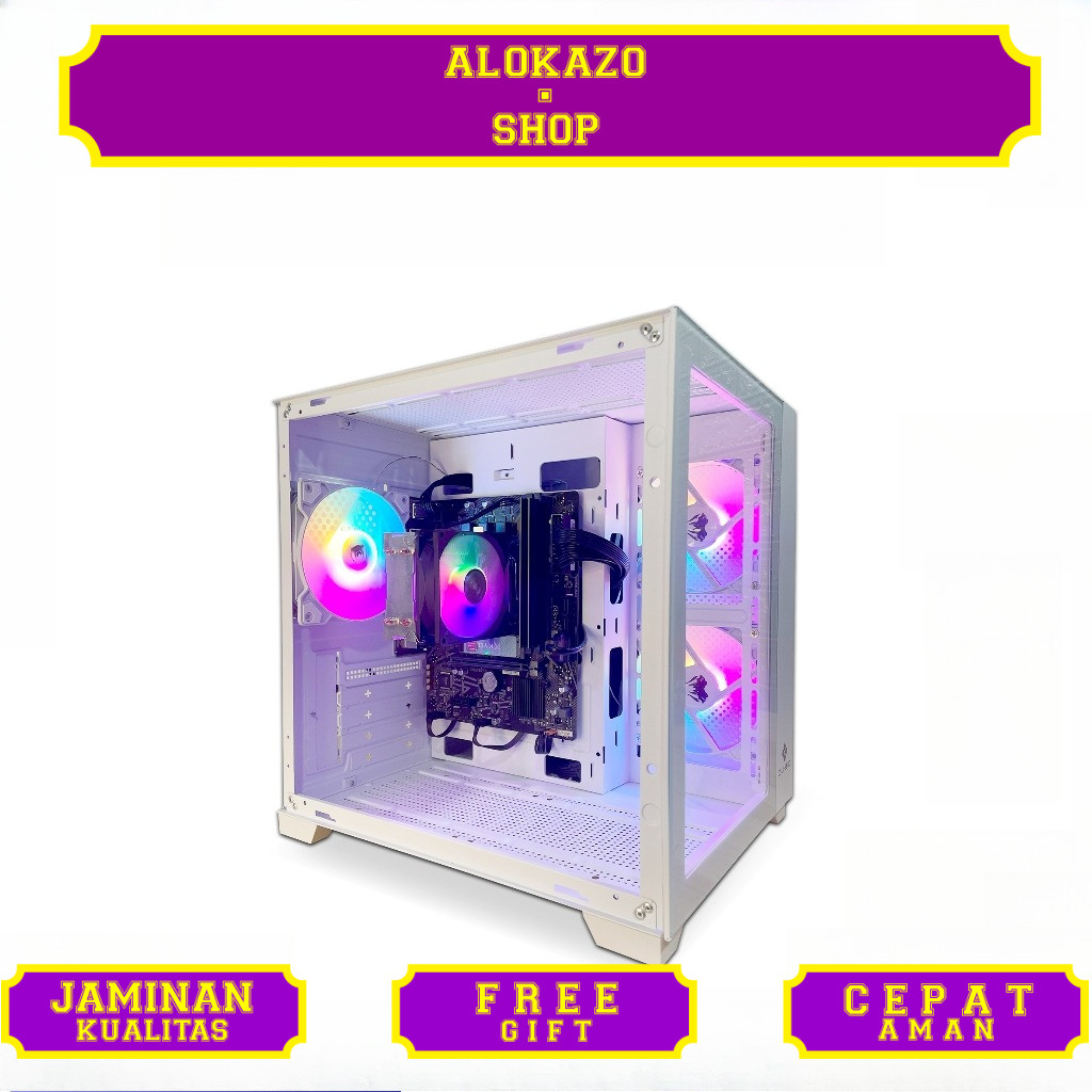 PC GAMING & DESIGN RYZEN 5 5600G 16GB RAM FULLSET SIAP PAKAI