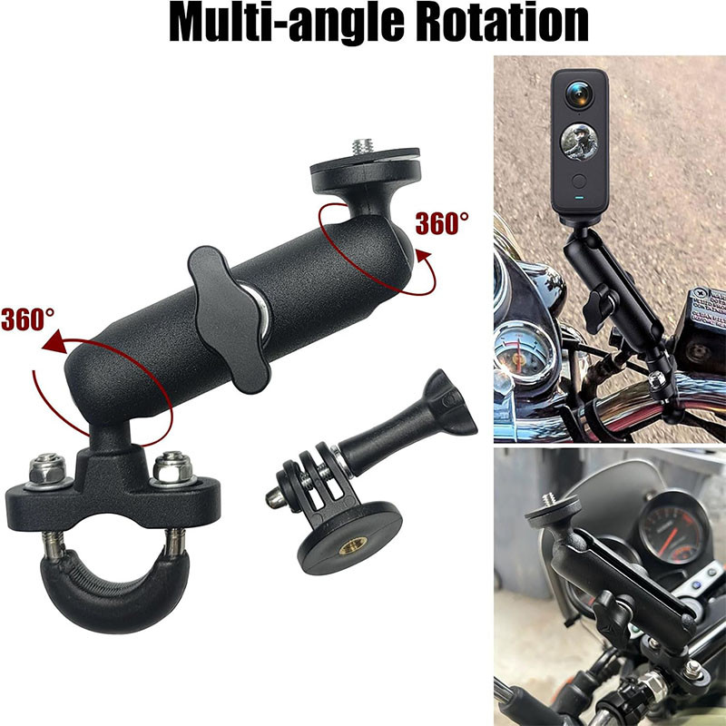 PARKHOR Kamera Motor Camera 360  Spion/Spion Stang Action Cam Mengemudi Perekam Bracket Tetap