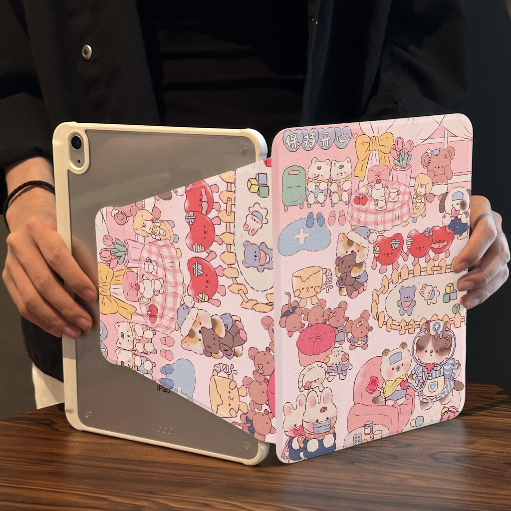 Cocok untuk ipad gen 10 tablet case pelindung lucu ipad air 5 rotasi ipad air1 2 3 2018 ipad pro 11 