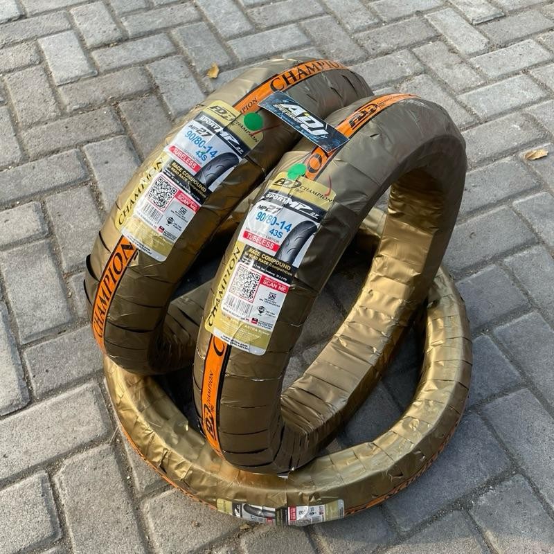 BAN FDR MP27 RING 14 90/80 BAN LUAR MP27 90/80 ring 14