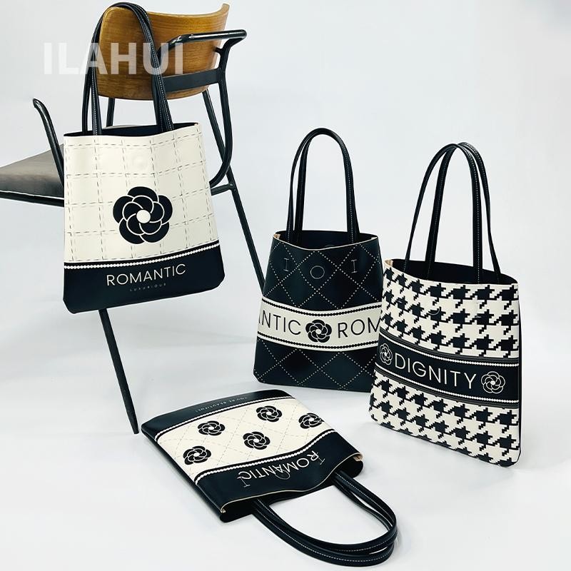 Berlala Totebag Black&White Stylish