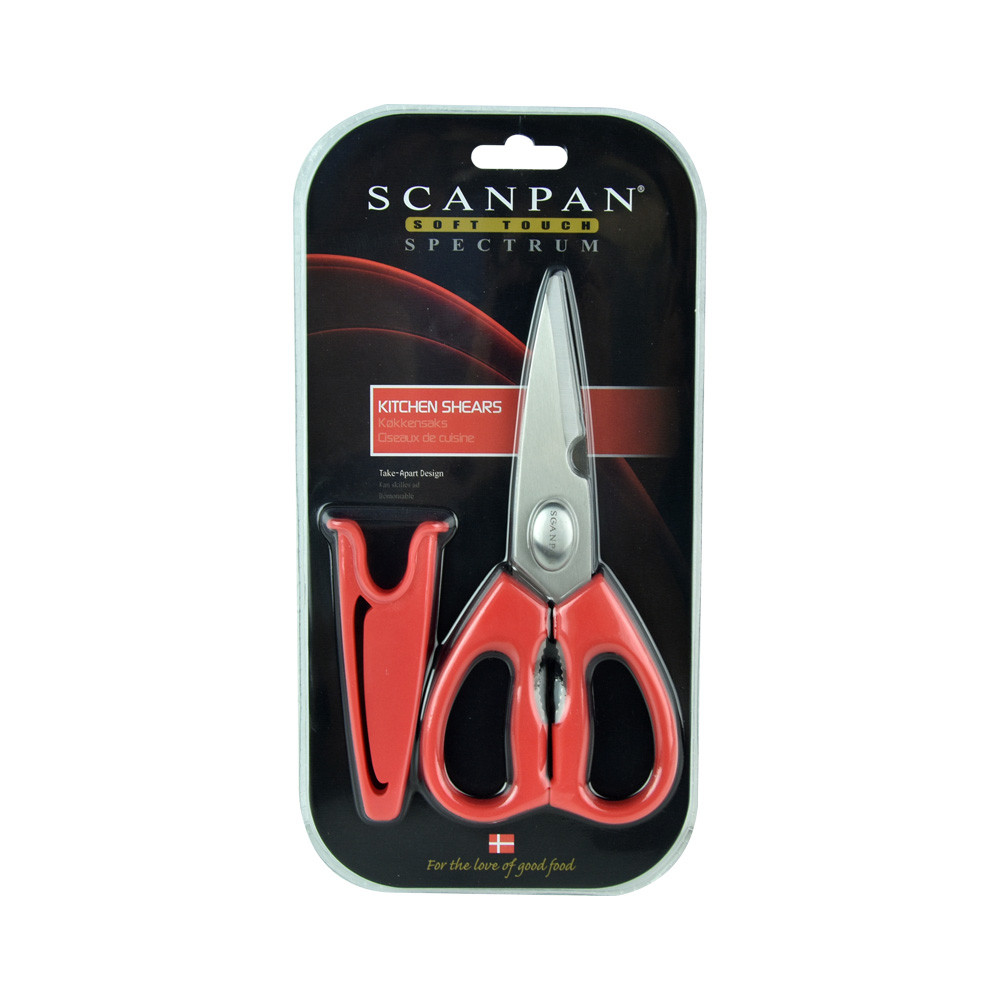 Informa Scanpan Spectrum Gunting Dapur - Merah Kitchen Scissors Food Grade Alat Pemotong Makanan Ser