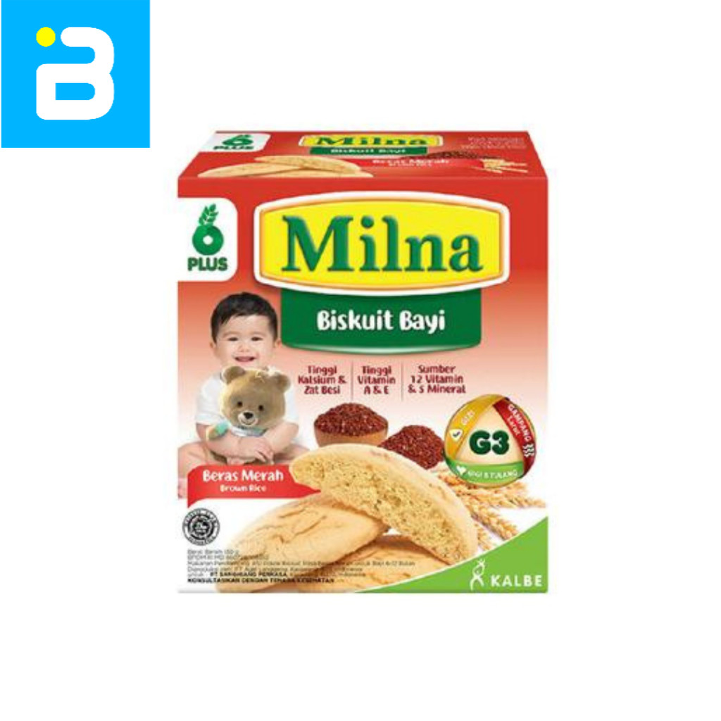Milna Biskuit Beras Merah 110G