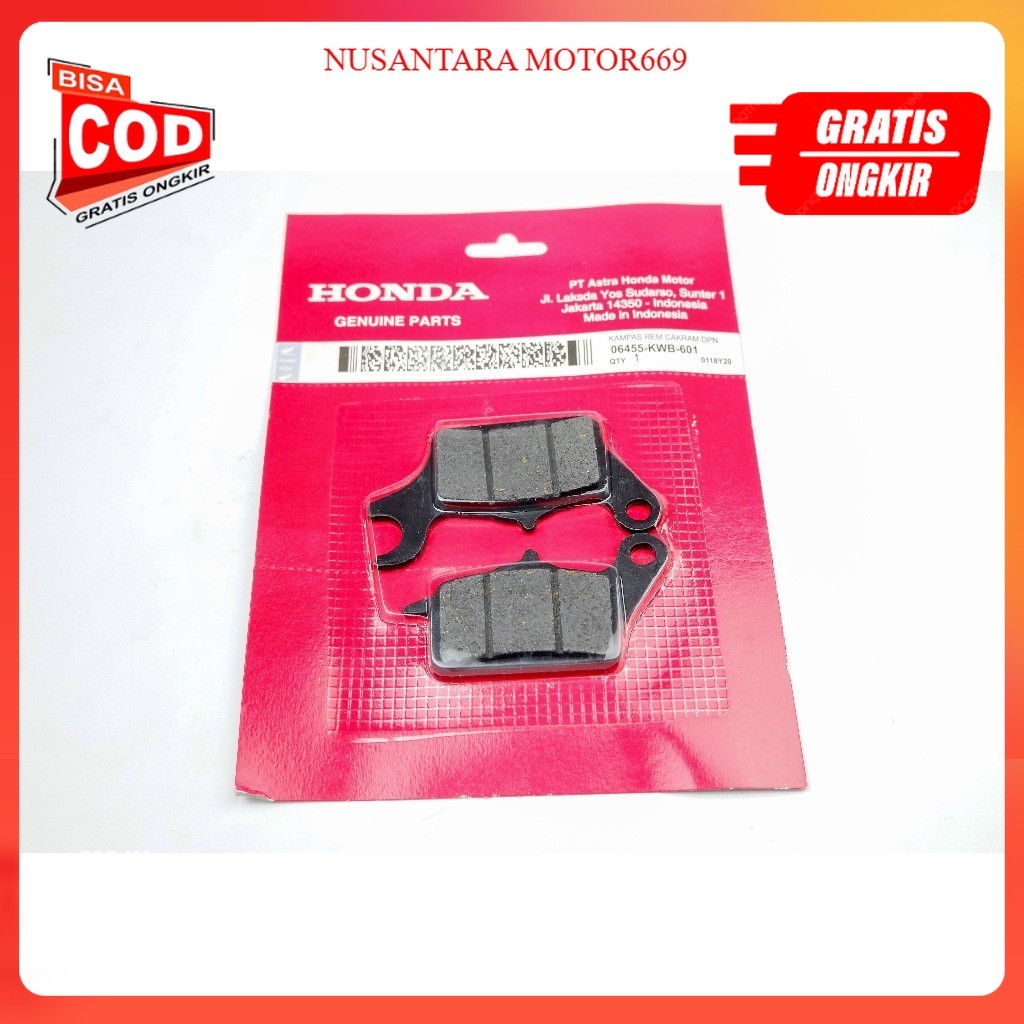 kampas rem depan supra x 125  KWB motor