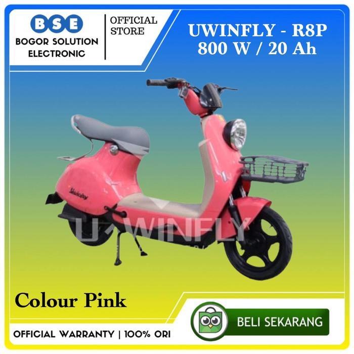PROMO BIG SALE SELIS UWINFLY R8 SEPEDA LISTRIK UWINFLY R8P 800W/20Ah - PINK