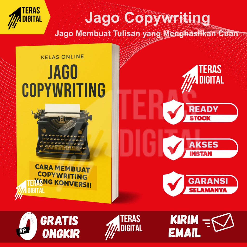 JAGO COPYWRITING - Ecourse Mahir Copywriting Jago Membuat Tulisan yang Menghasilkan Cuan - Materi Vi
