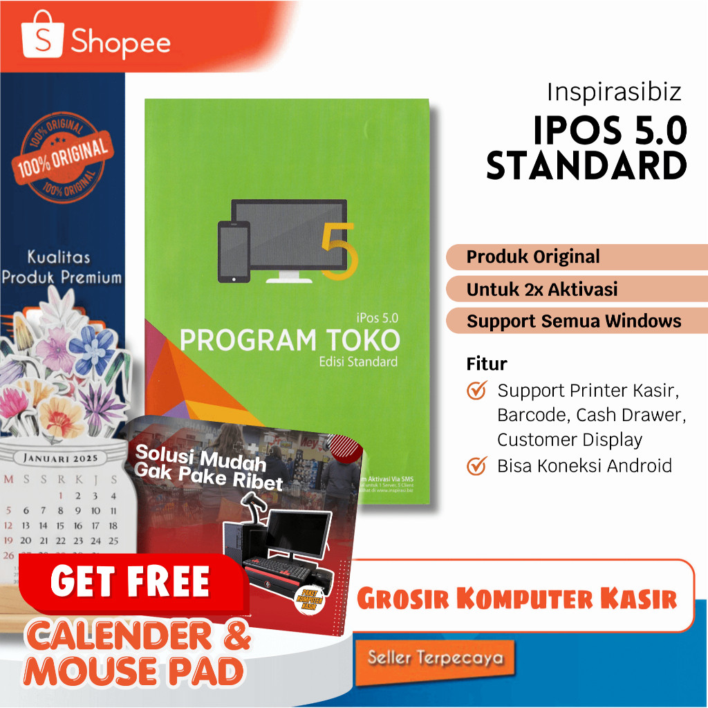Program Kasir Toko IPOS 5 Standart | Program Kasir IPOS 5 | Program Kasir Toko Sembako | Program Tok