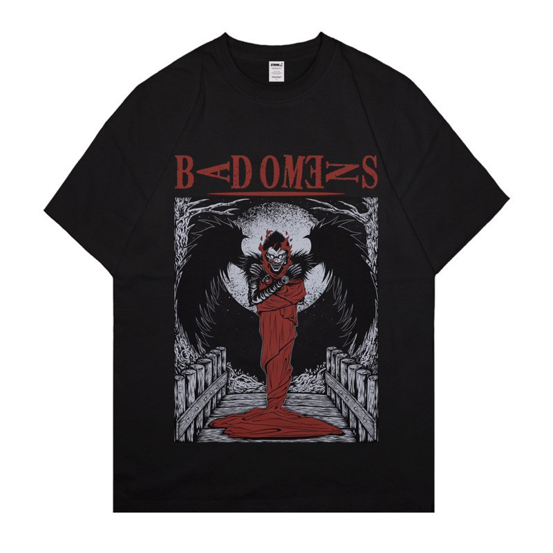 XtremeMerch Bad Omens x Death Note Oversized Kaos 100% Original Tshirt