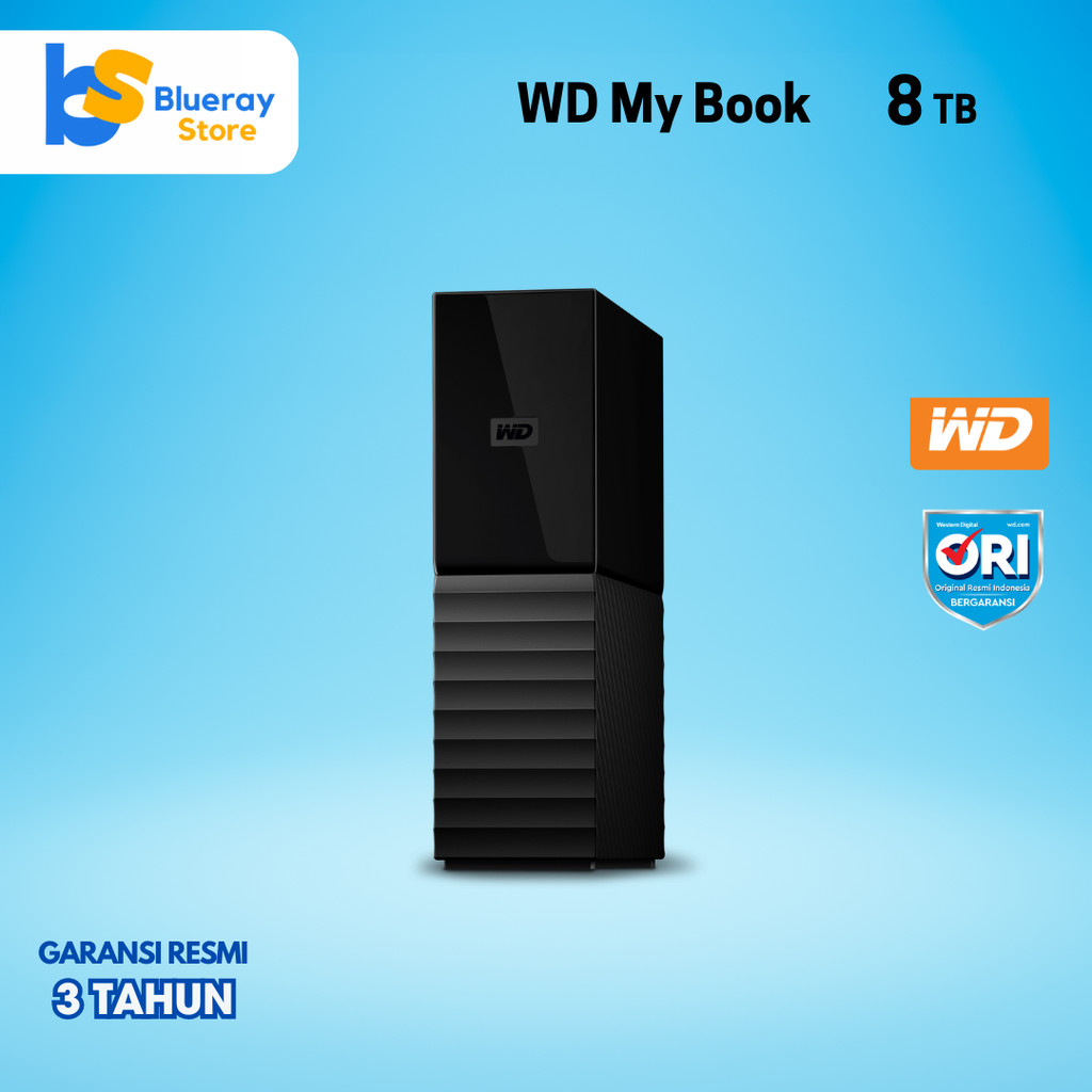 WD My Book 8TB HDD HD Hardisk Desktop Harddisk External Eksternal