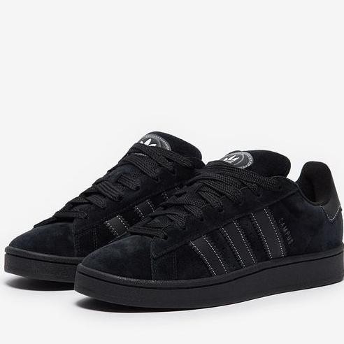 SEPATU CASUAL GEMUK UNISEX CAMPUS FULL HITAM KUALITAS PREMIUM OOTD TRANDY UNTUK PRIA DAN WANITA TERL