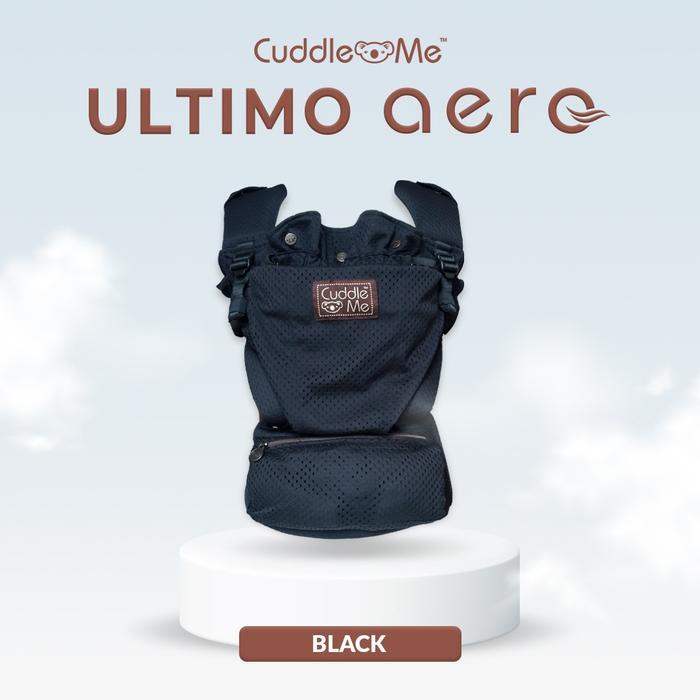 BabynMams Store CuddleMe Black Edition - Gendongan Cuddle Me Warna Motif Hitam - Geosfit Air - Ultim