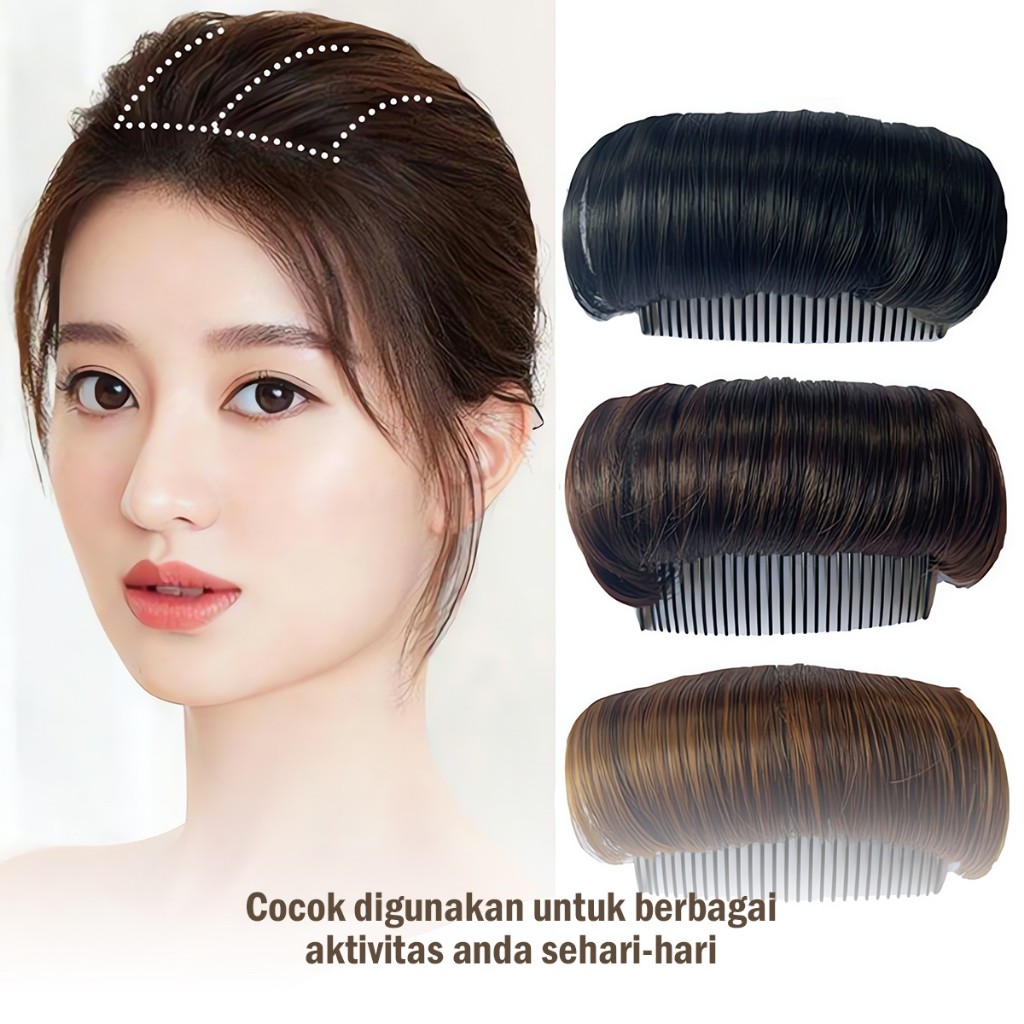 Rambut Palsu Sasak Korea – Hair Volume Clip Elegan, Bikin Rambut Tebal & Bervolume