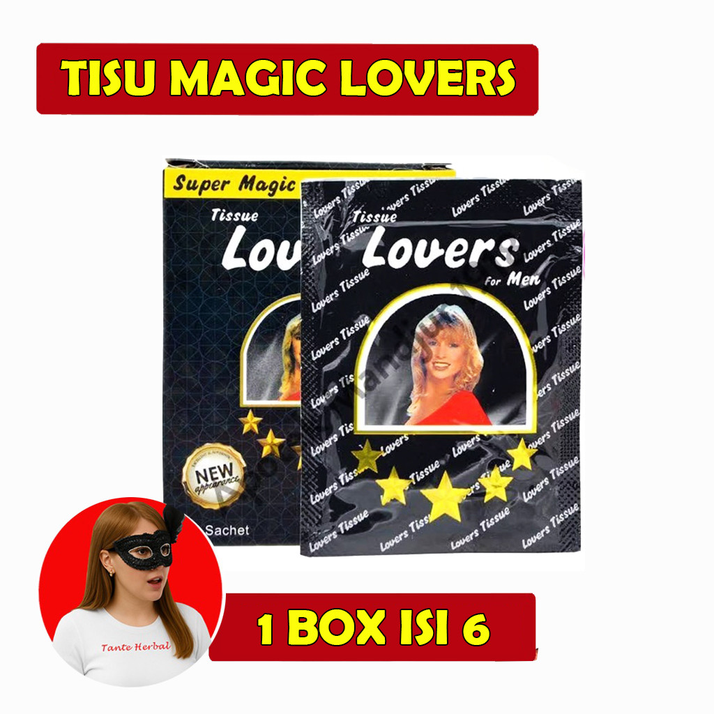Tisu Lovers Original 100% Magic Kemasan 1 BOX COD