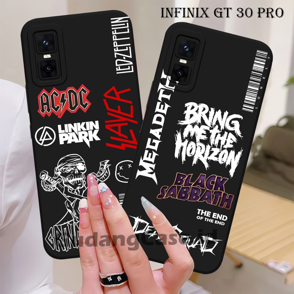 Casing Infinix GT 30 Pro / GT 20 Pro / GT 10 Pro Softcase Lentur Pelindung Kamera Motif Stiker
