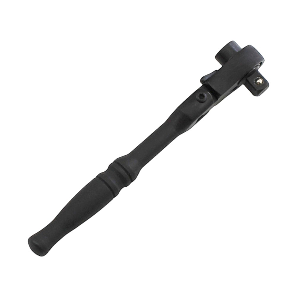 117*23mm 4.60*0.9in Ratchet Wrench Compact Tool 180-Degree Folding Head Chrome-Vanadium Steel Ergono