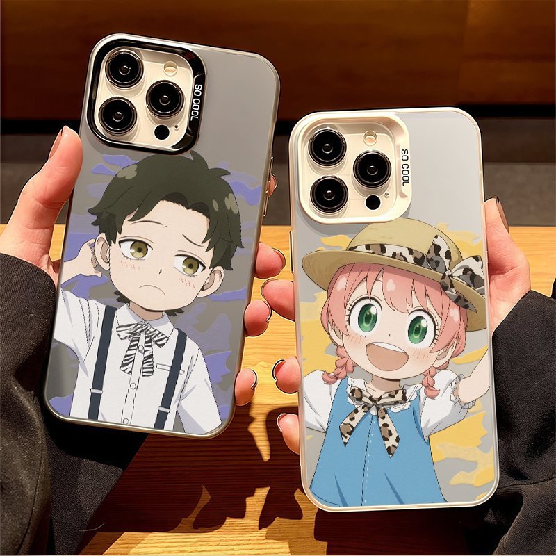 Couple Case Untuk iPhone 11 13 16 15 14 12 PRO MAX XR XS X MAX 8 7 PLUS Lucu Kartun Pasangan Fashion