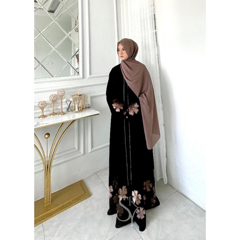ABAYA DAISY  BAJU ABAYA DUBAI  GAMIS TERBARU  ABAYA MESIR   OUTER GAMIS  ABAYA HITAM