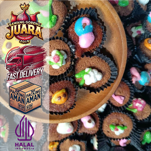 COD Kue Brownies Karakter 100gr Brownies Karakter Lucu Cookies Karakter Brownies Mini Kering Karakte