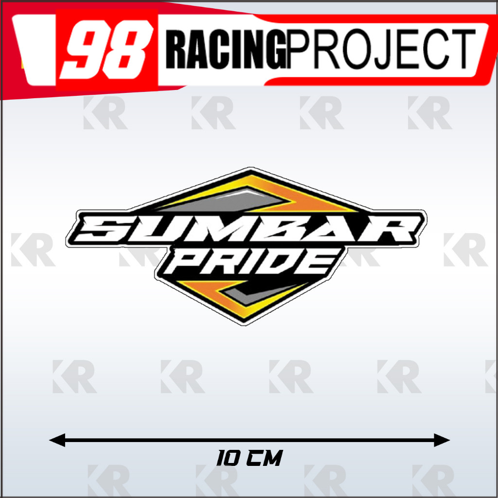 Stiker Sumbar Pride Sticker Racing