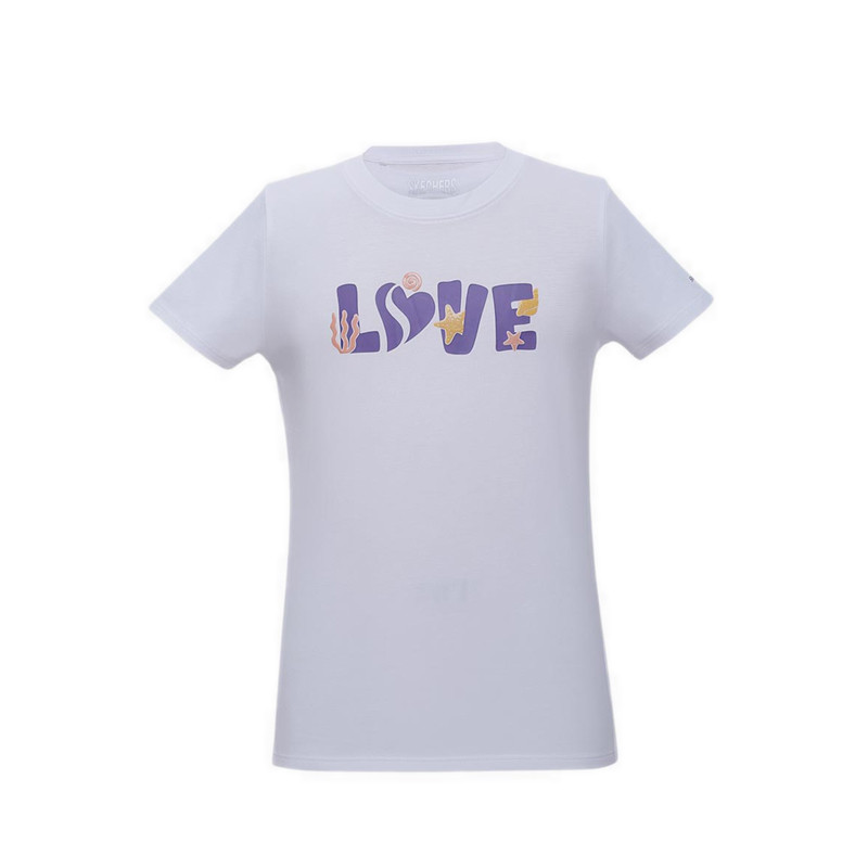 Skechers Girls Love T-Shirt - White