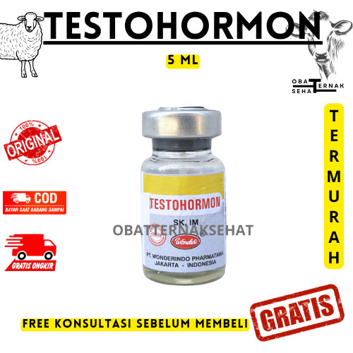 TESTOHORMON 5 ml - Mengatasi Gangguan Reproduksi Hewan Wonder