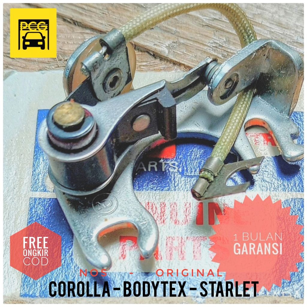 PLATINA DELCO COROLLA KE20/30 - STARLET EP70/71 - ZEBRA S91/93 BODYTEX/ESPASS • ND JAPAN - NOS - ORI