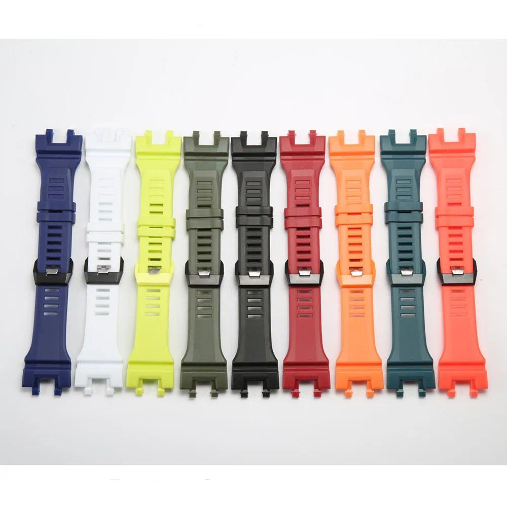 Watch Band Strap for GBA-900 GBA-900-7A GBA-900SM-7A Watchband PU Resin Rubber Straps and Clasps Bra