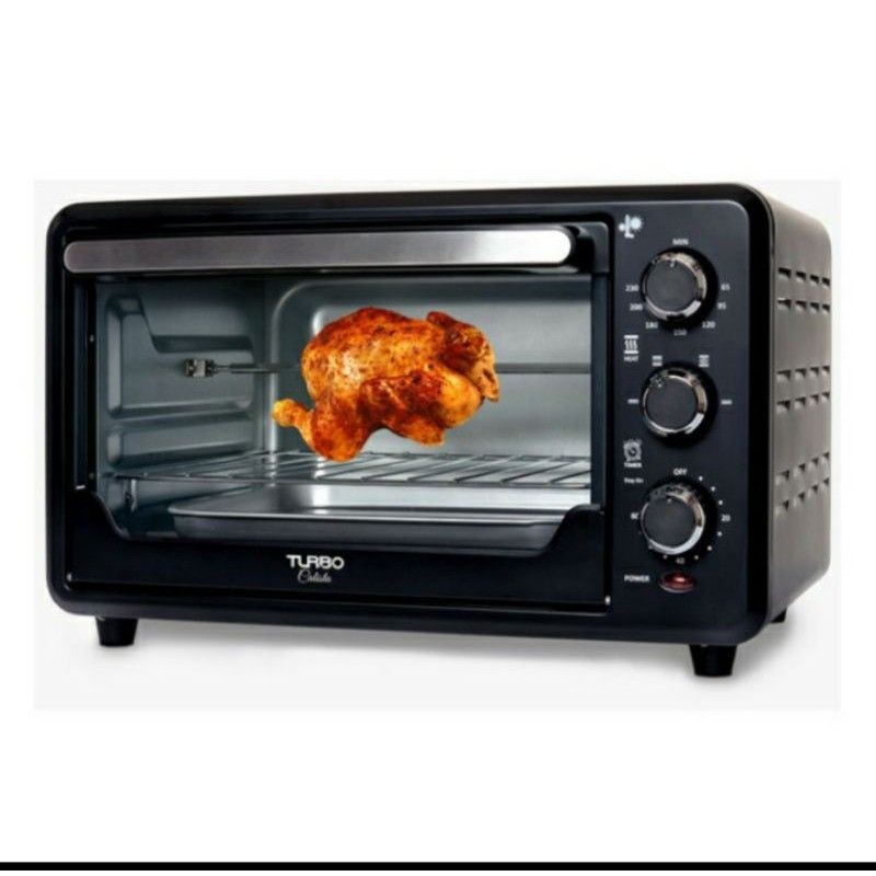 ll OVEN LISTRIK TURBO CALISTA EHL 5130 22 LT LITER HEMAT LISTRIK LOW WATT ROTISSERIE BAJA AYAM ROTI 