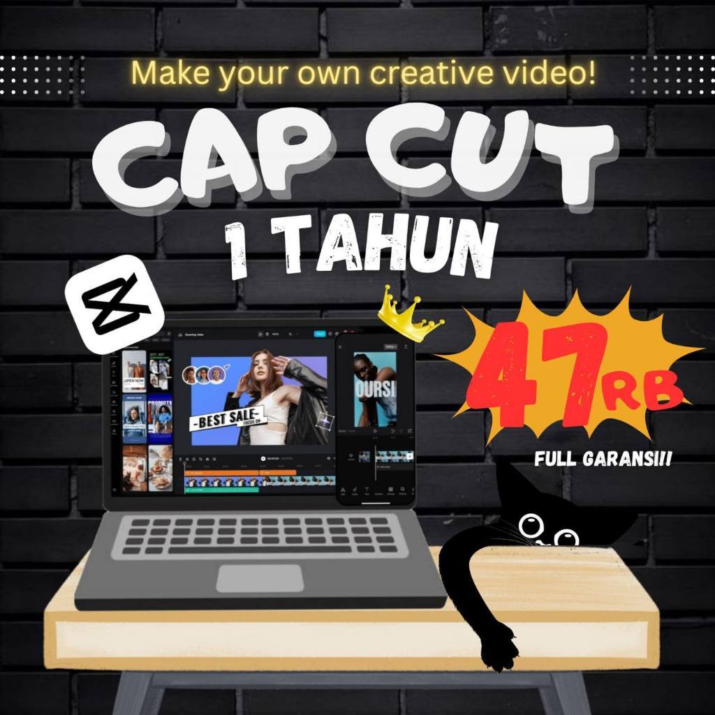 TEMPLATE 10000+ PREMIUM CAPCUT PRO 1 TAHUN