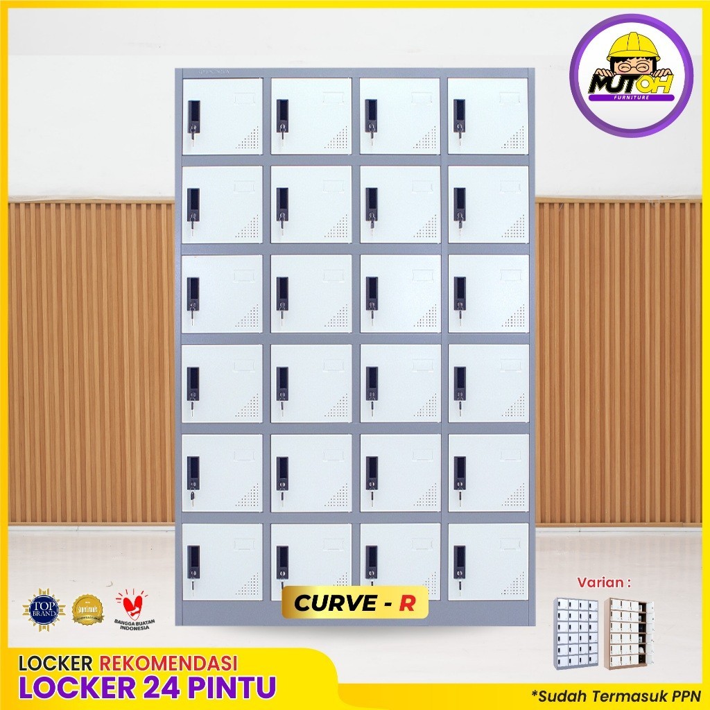 MUTOH REKOMENDASI | Loker besi 24 pintu lemari locker besi 24 pintu