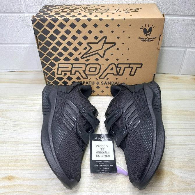 SEPATU SEKOLAH PRO ATT ANAK GI351  HITAM