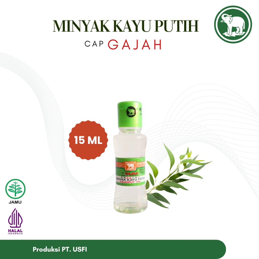 [PP] Cap Gajah Minyak Kayu Putih 15 ML
