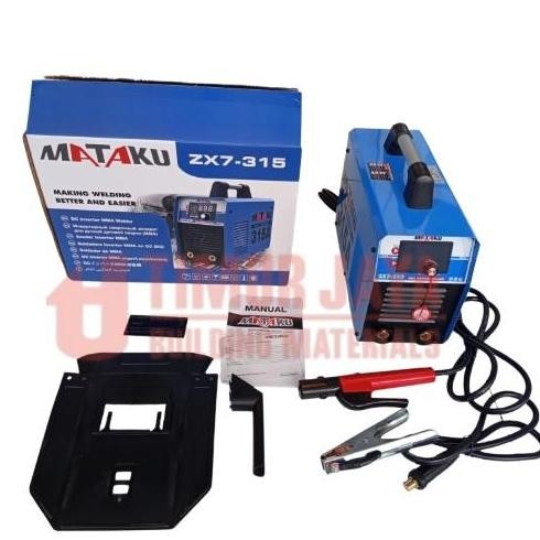 SANDOMUN Mesin Las Inverter MATAKU ZX7-315A MMA 315A Digital IGBT Las Listrik Portable + Aksesoris L