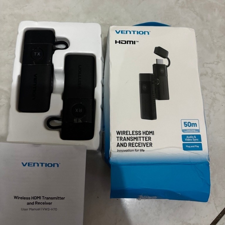 VENTION WIRELESS HDMI TRANSMITTER AND RECEIVER