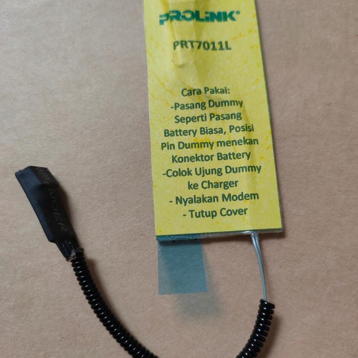 Dummy Battery Modem Prolink PRT7011L / Fake Baterai / Batre