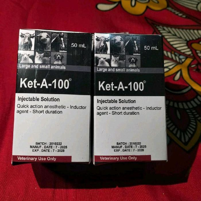 Ket A 100 Obat Hewan Original 100% isi 50ml