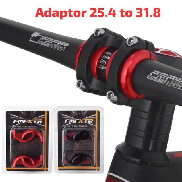Foto FMFXTR Adaptor Handlebar Stang Steer Standar 25,4 untuk Stem Oversize 31,8 sepeda