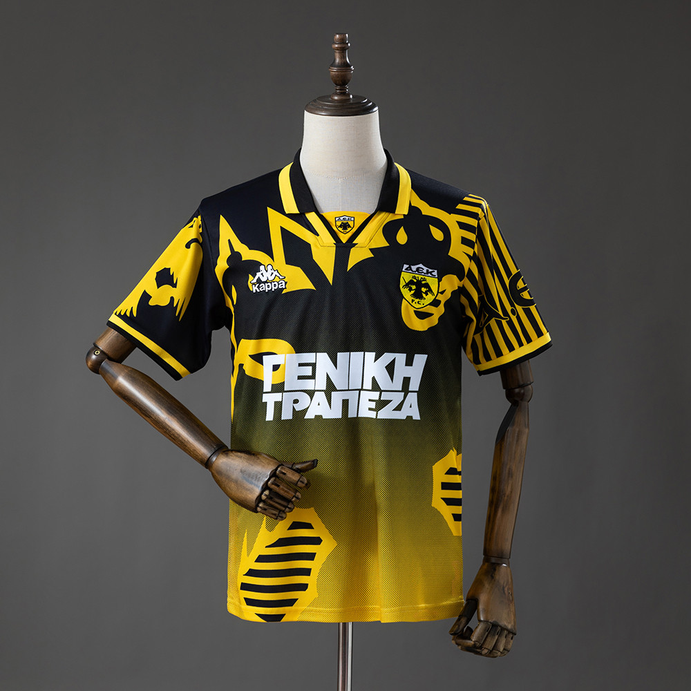 Jersey AEK Athens 97/98 Home Retro A24 T shirt pria