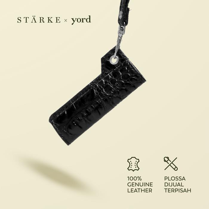 Plossa Sleeve Packaging Lanyard Minyak Angin Aromatherapy STARKE x Yord - Hitam