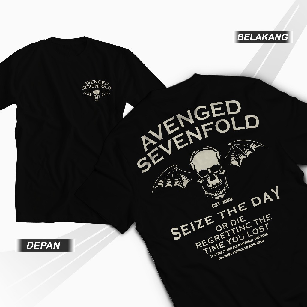 TShirt Avenged Sevenfold Seize The Day Original Merch Unisex