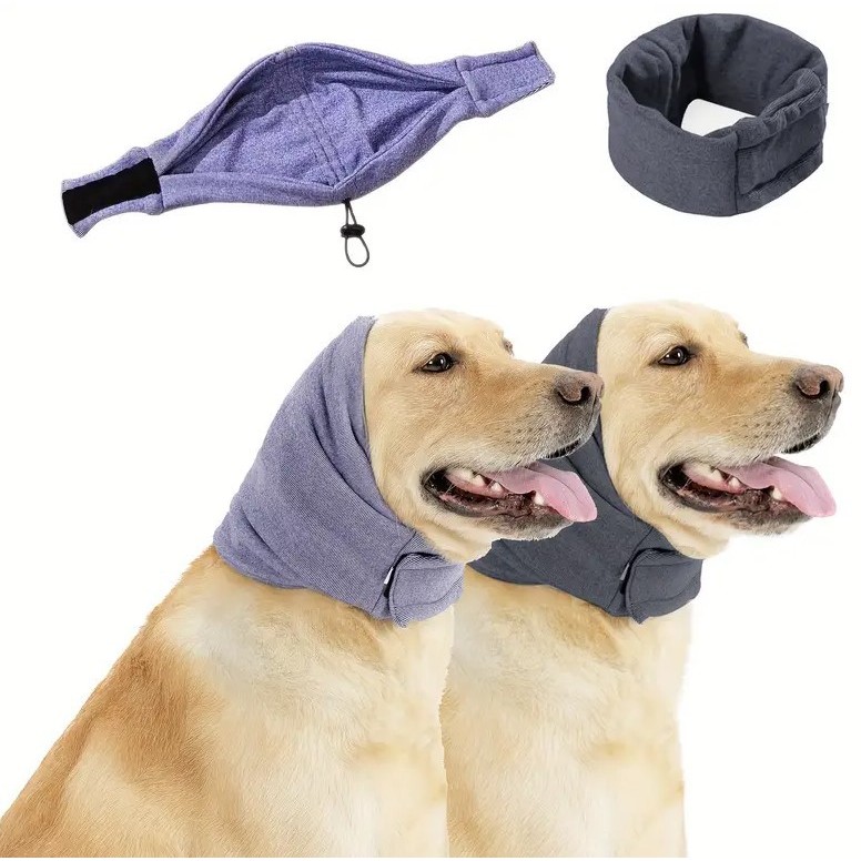 Tail Planet COD Headband Penenang Anjing Baru Anti-Terkejut Anti-Guntur, Kalung Penenang untuk Anjin