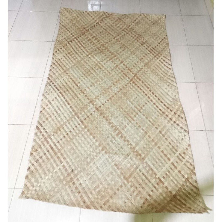 Tikar anyaman pandan asli ukuran  +/- 200cm x +/- 120 cm