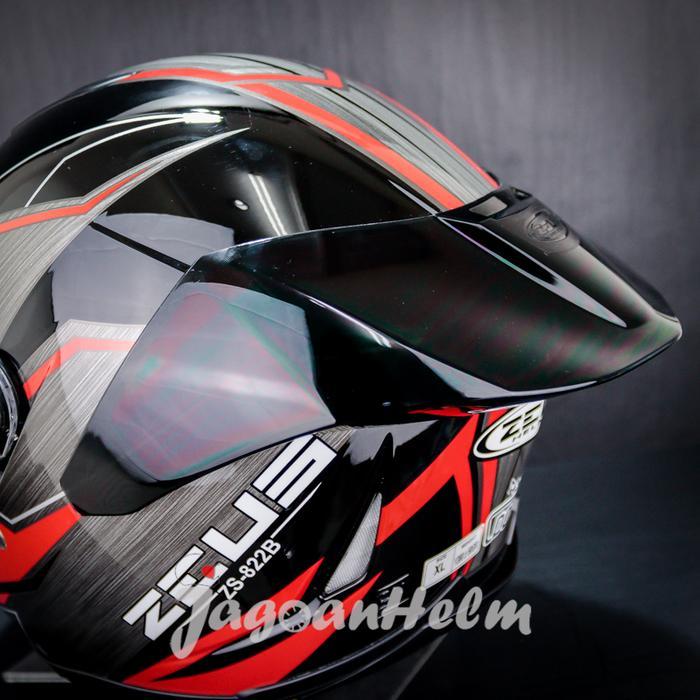 SPOILER HELM ZS822 | ZS 822 BE | ZS-822 ORIGINAL - BLACK