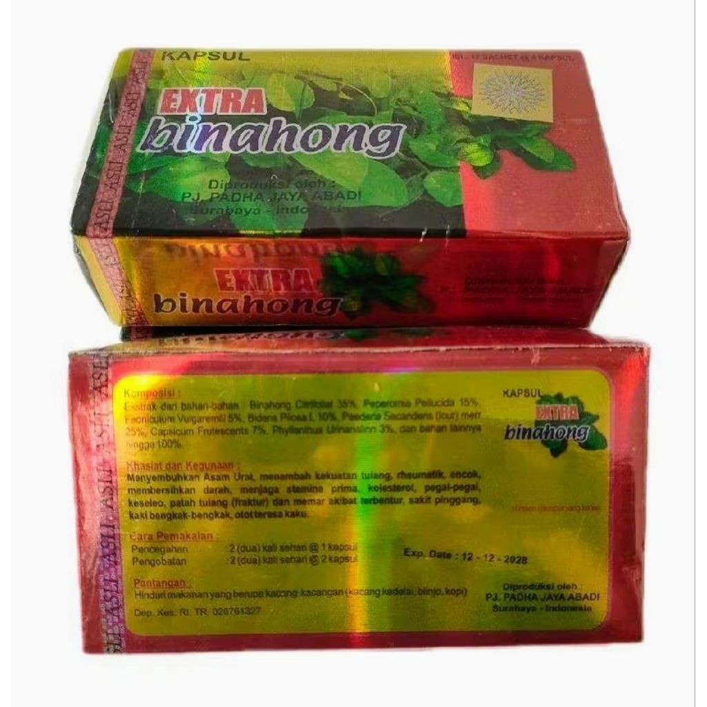 Daun Binahong 1 box - Kapsul Benahong