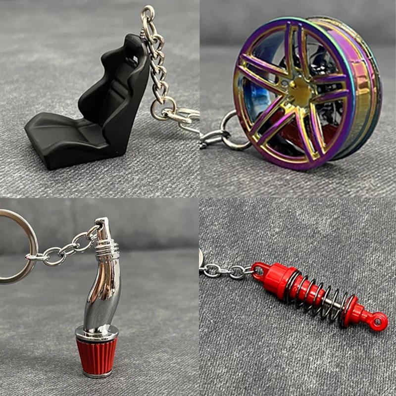 Luxury Metal Keyain Creative Y Keyring Holder Car Key ain Brake sc Pent For Men Women Jewelry Gift C